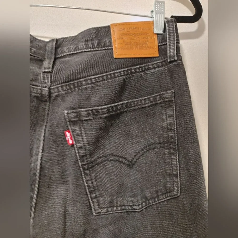 Levi's Baggy Dad Classic Black Jeans Women's Size 28